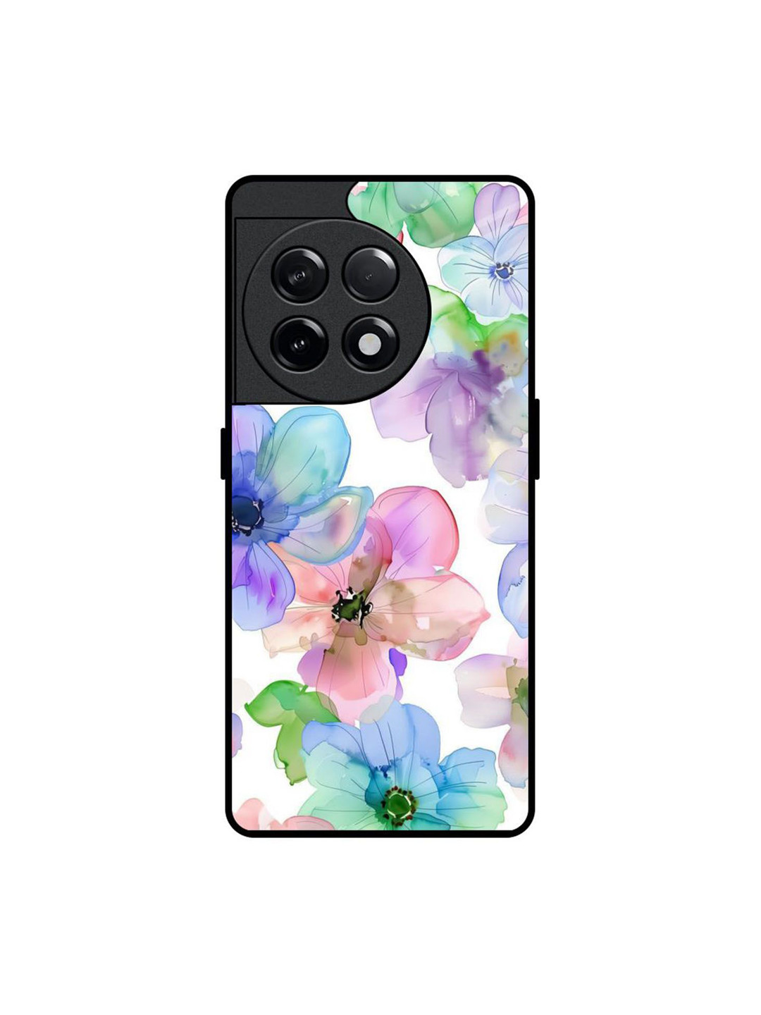 QRIOH Wildflower Haze Floral Printed OnePlus 11R 5G Back Case Mobile Accessories