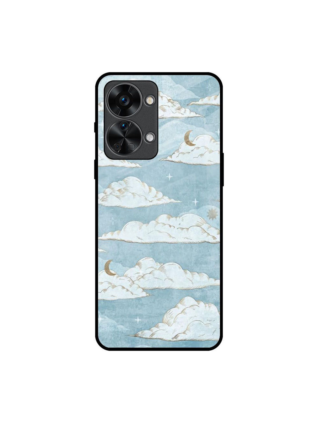 QRIOH Celestial Dreamscape Printed Oneplus Nord 2T Back Case Mobile Accessories