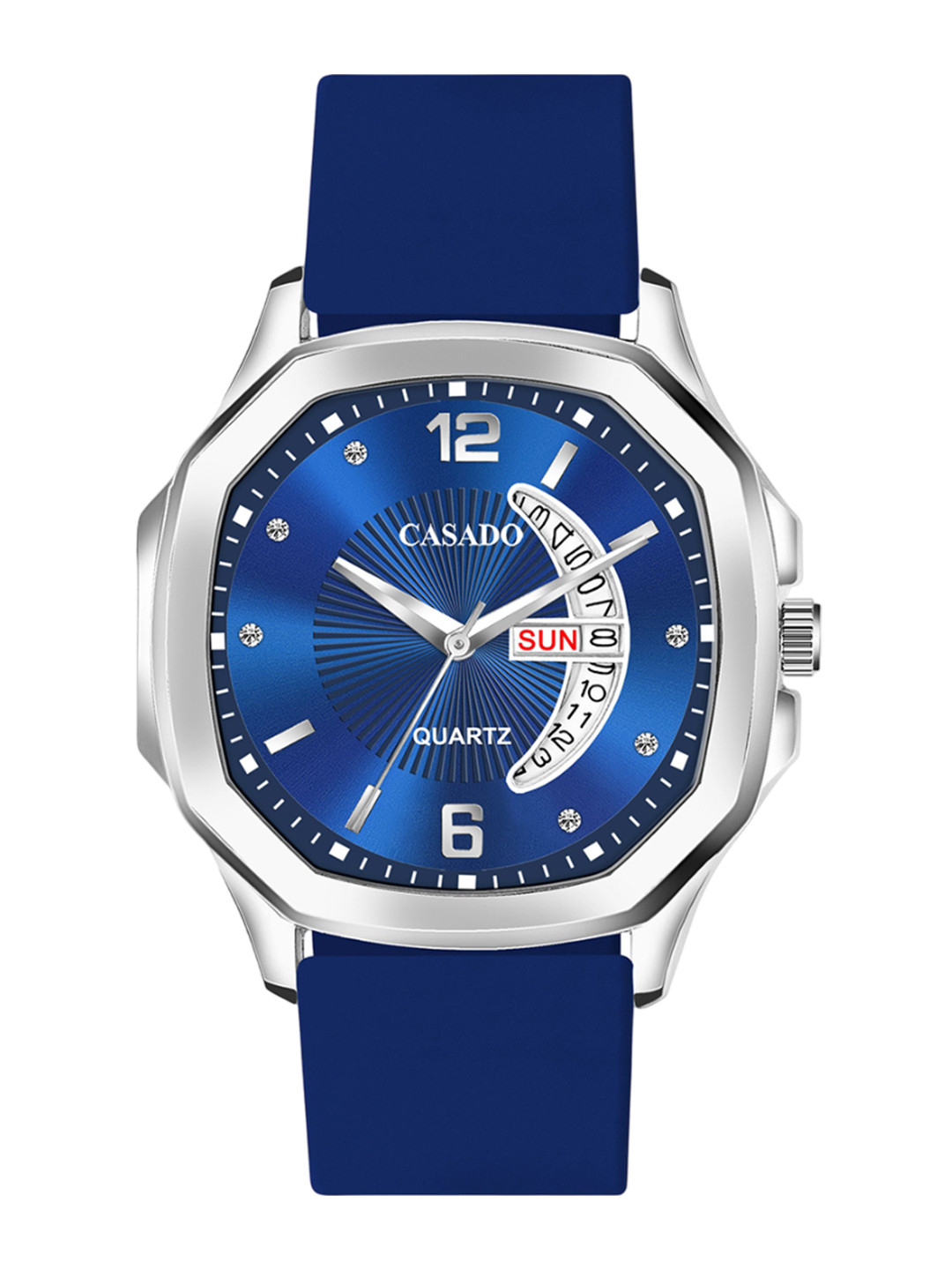 CASADO Men Embellished Analogue Watch CSD-653-BLUE-BLUE-DD