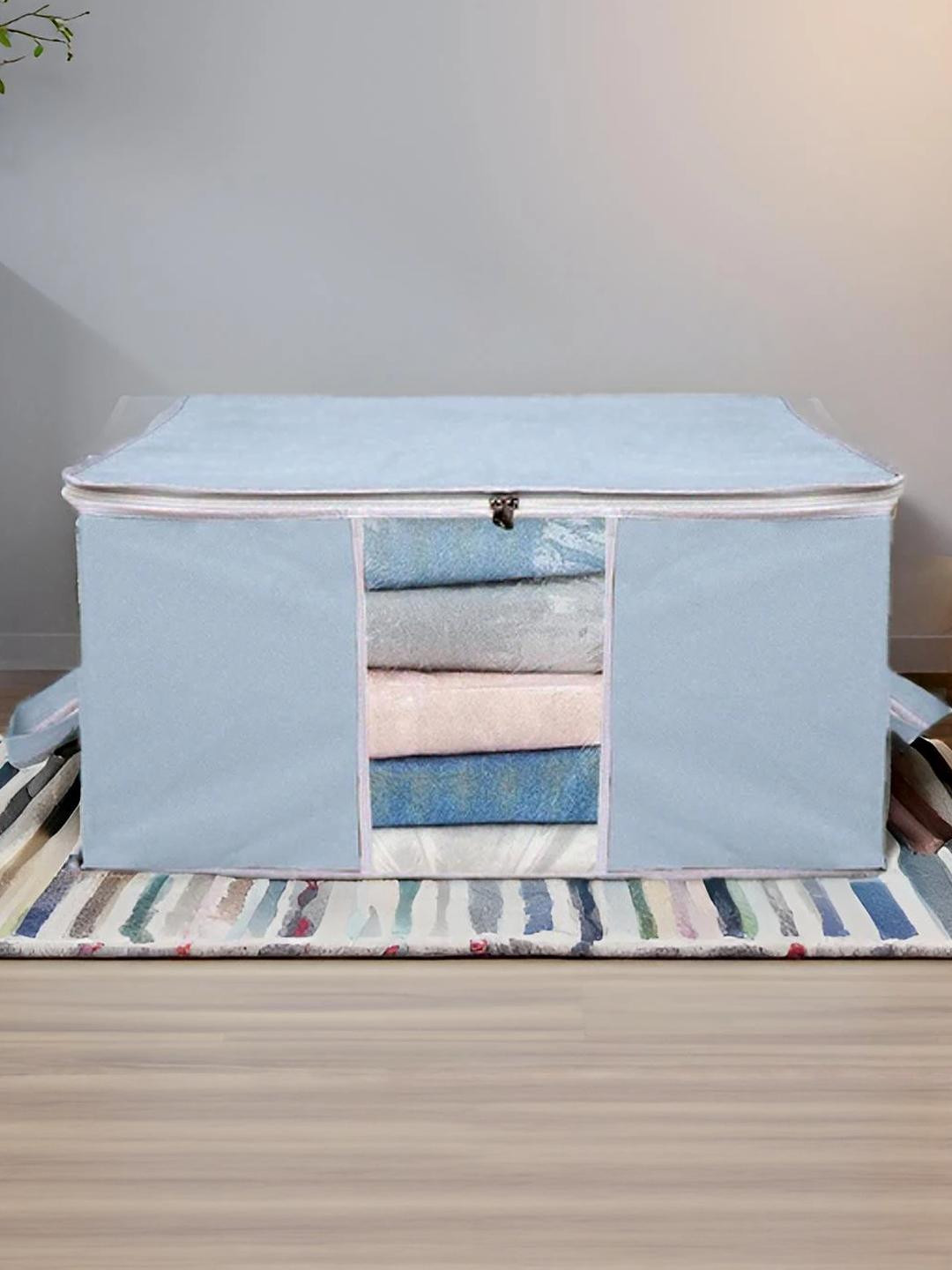 AMAK INC Grey Fabric Wardrobe Organisers