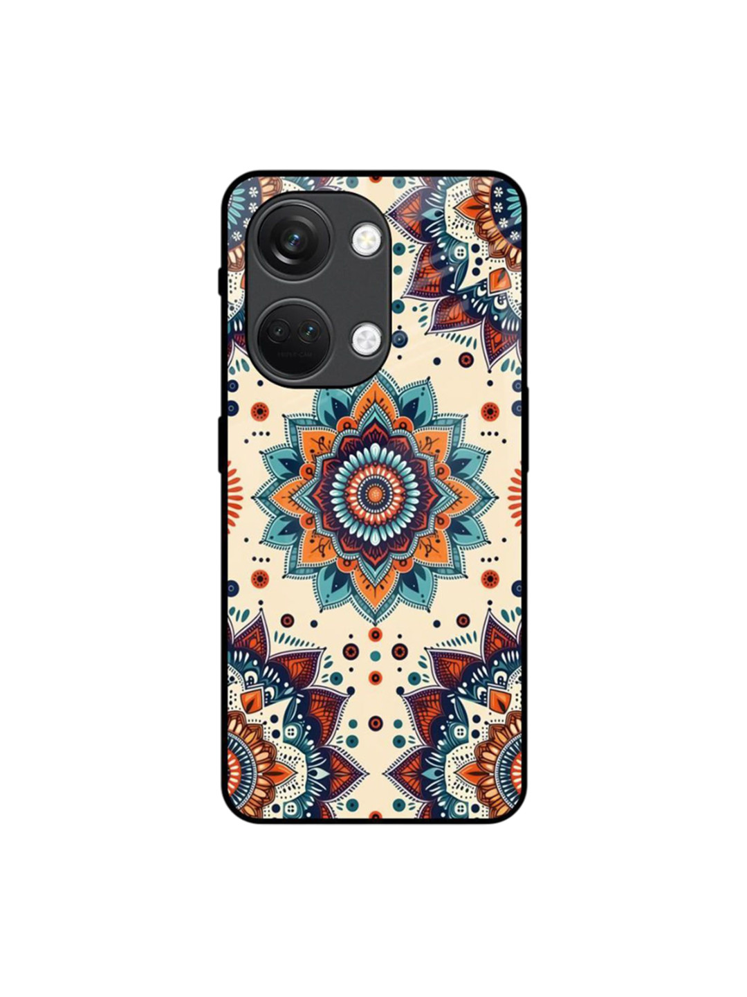 QRIOH Blooming Kaleidoscope Quirky Printed OnePlus Nord 3 5G Silicone Mobile Back Case
