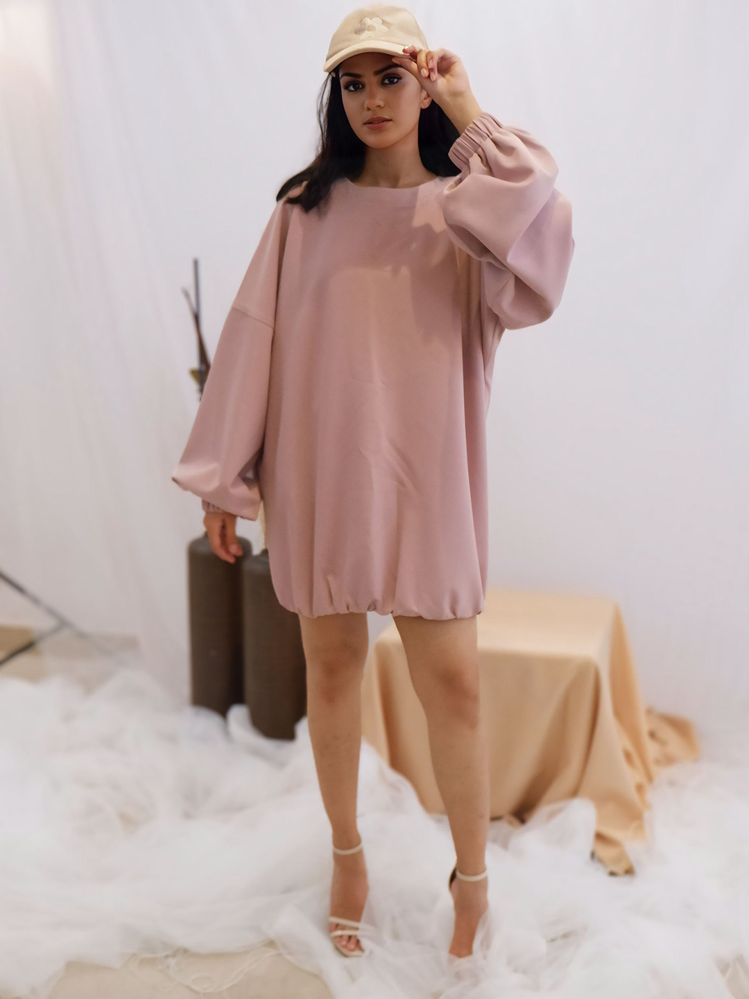 Freo Women Bishop Sleeve Balloon Dress