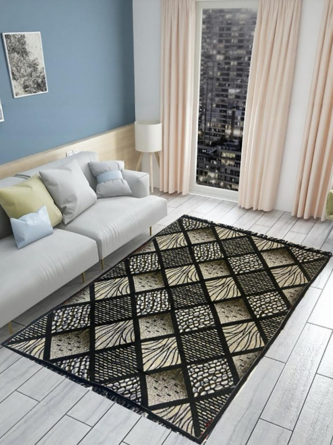 THE FRESH LIVERY Printed Cotton Carpet