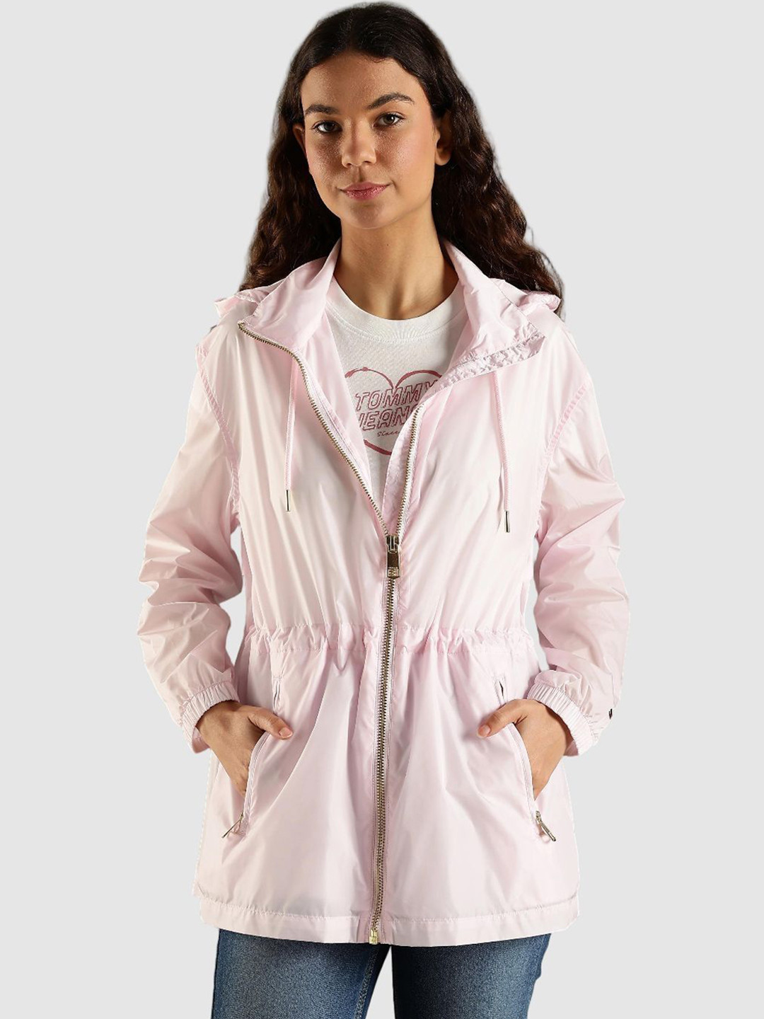 Tommy Hilfiger Open Front Windcheater Jacket