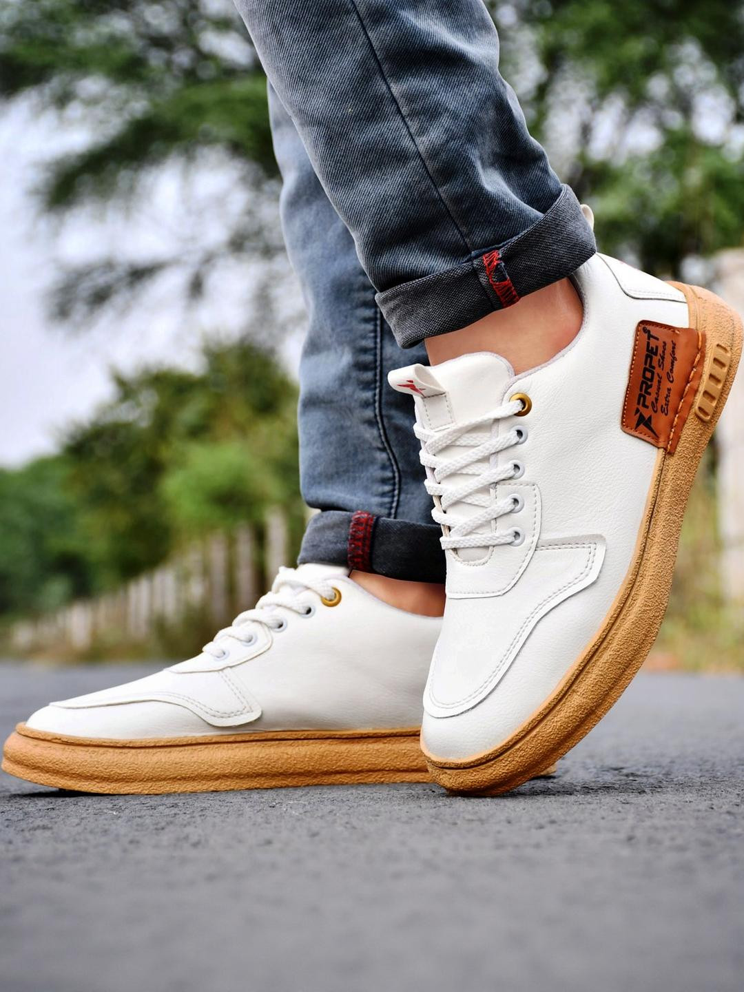 PROPET Men White Synthetic Leather Casual Shoes
