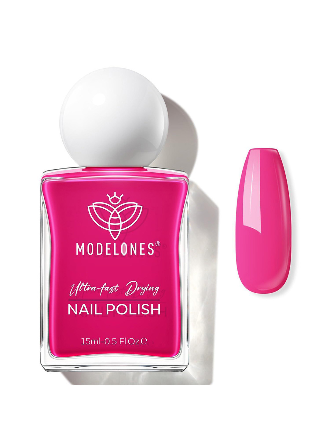 Modelones Ultra Fast Drying Nail Polish- 15 ml- Virtual Princess