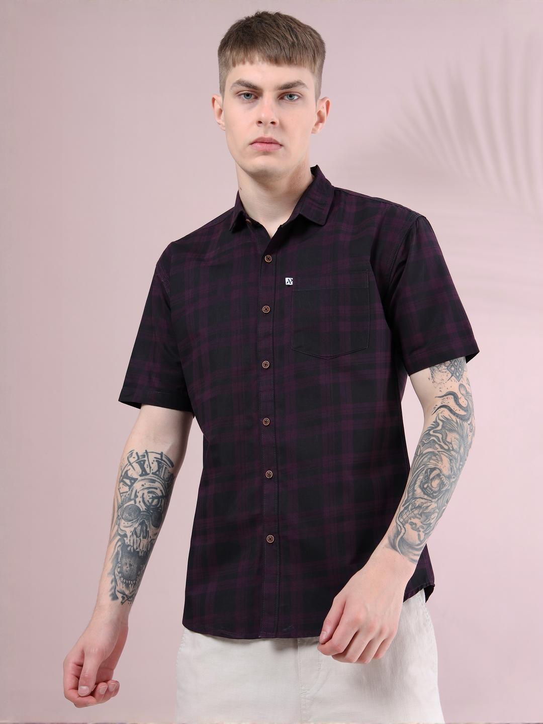 ALLWIN PAUL Men Cotton Shirts