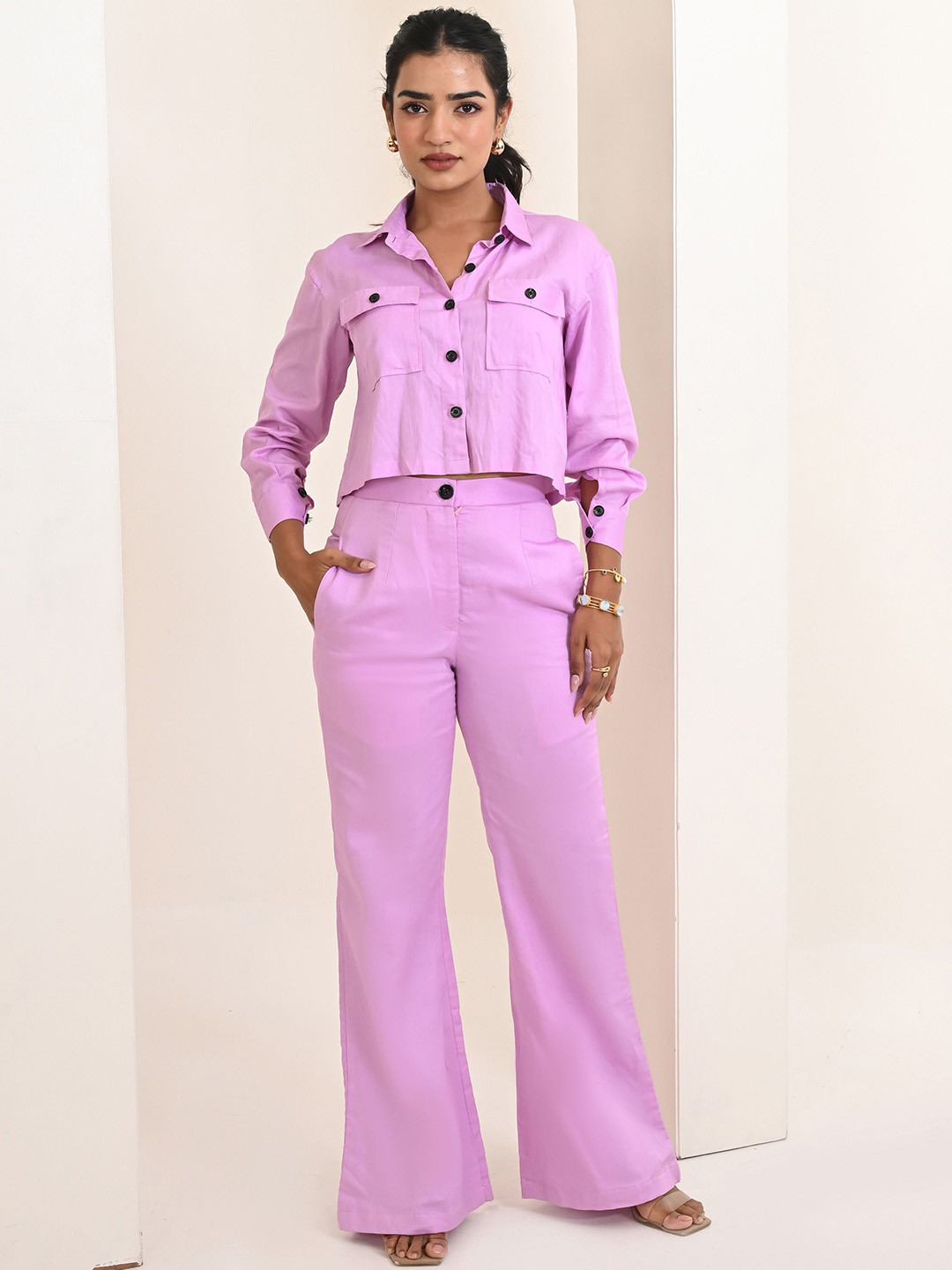 ANISH BY AHINSA Pure Cotton Shirt With Trouser Co-Ords