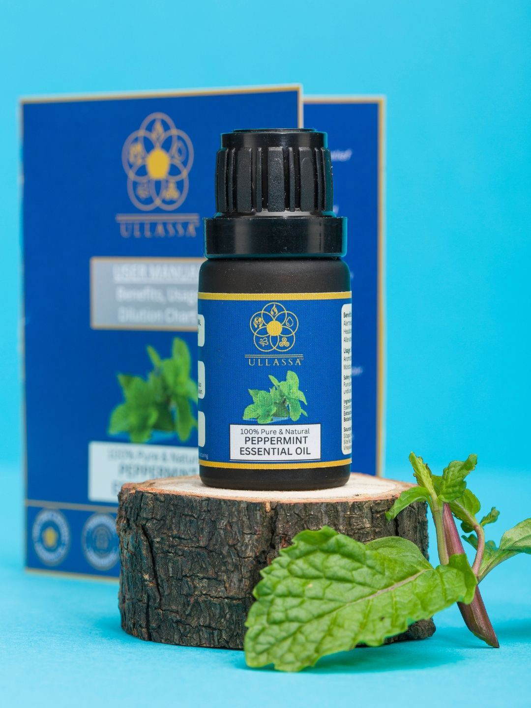 ULLASSA Peppermint Essential Oil - 10 ml