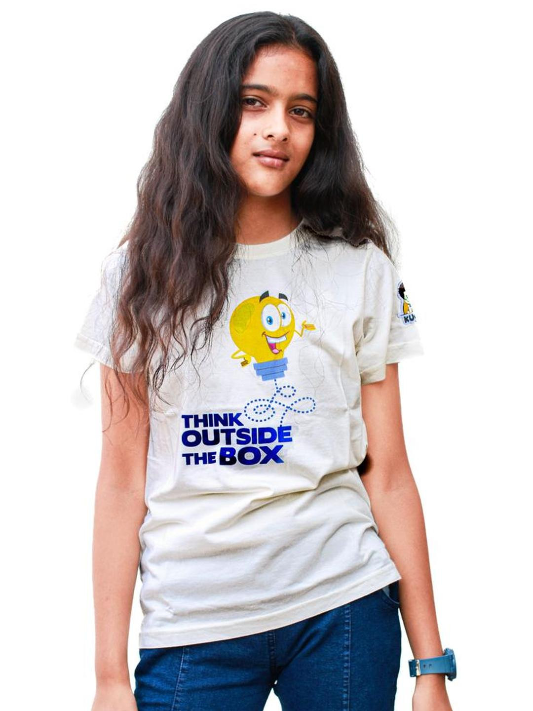 KUCHU Kids Printed Regular T-shirt