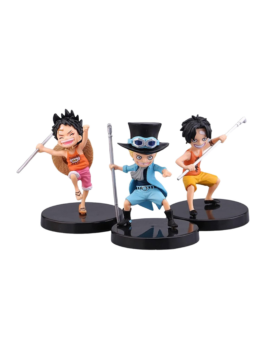 AUGEN Set Of 3 Naruto Action Figure Limited Edition For Car