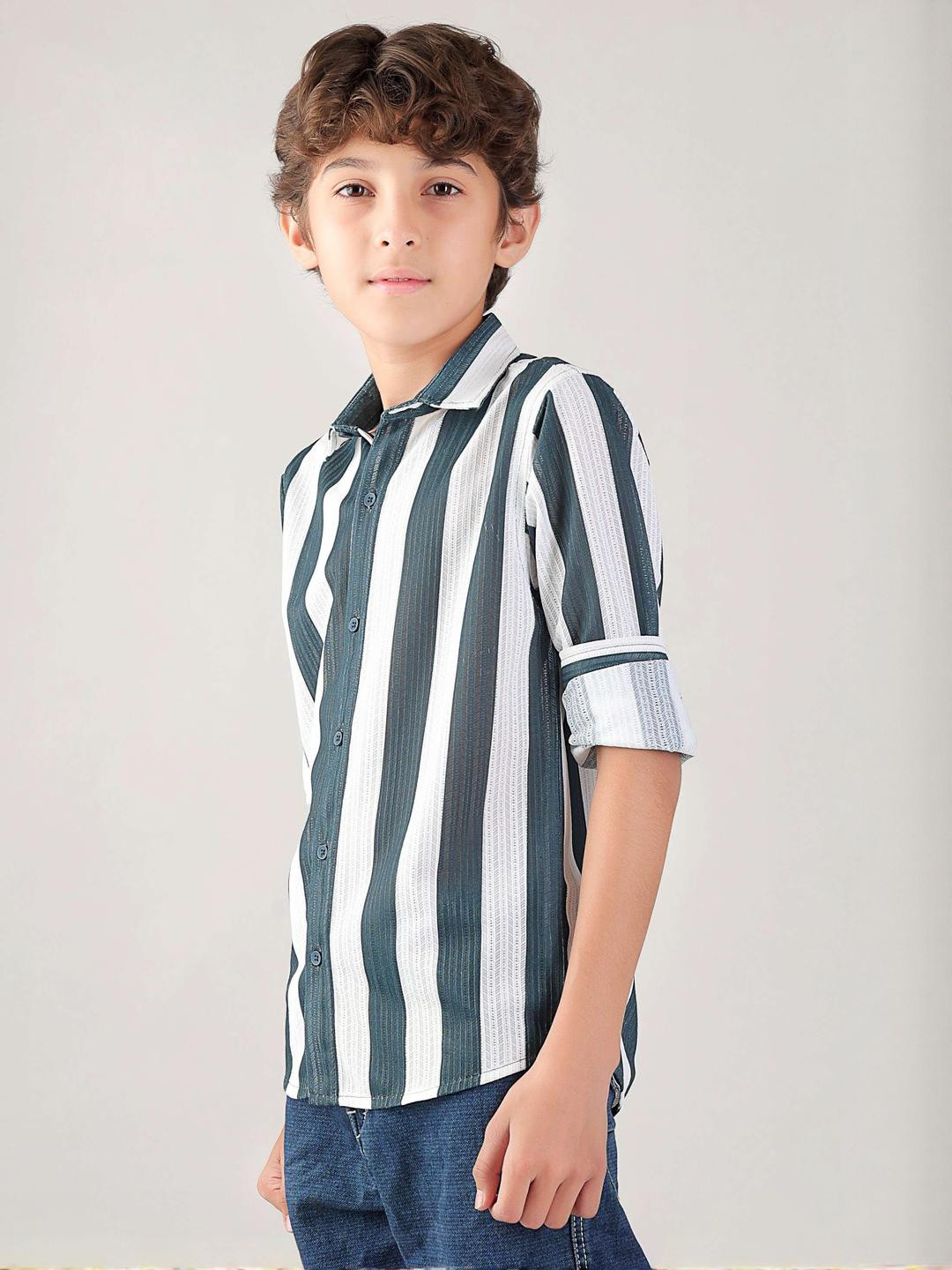 BEARSOUL Boys Cotton Shirts