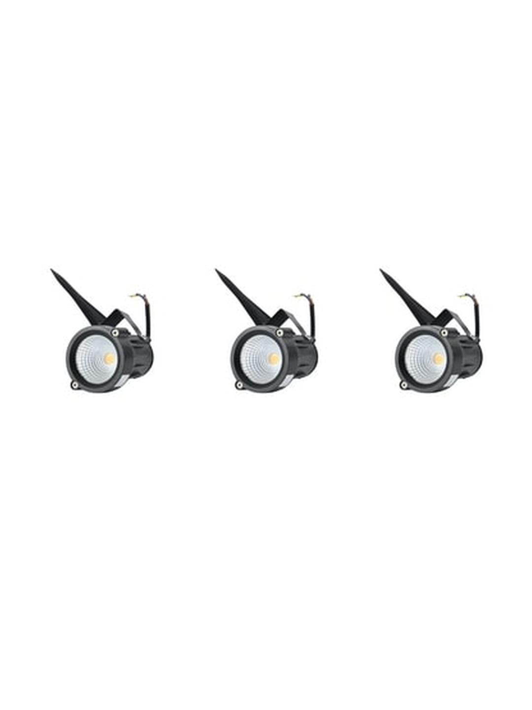 MIDLAND Modern Shape Pack of 3 Sipke Led 3 W Outdoor Lamp Gate & Garden Decorative Light