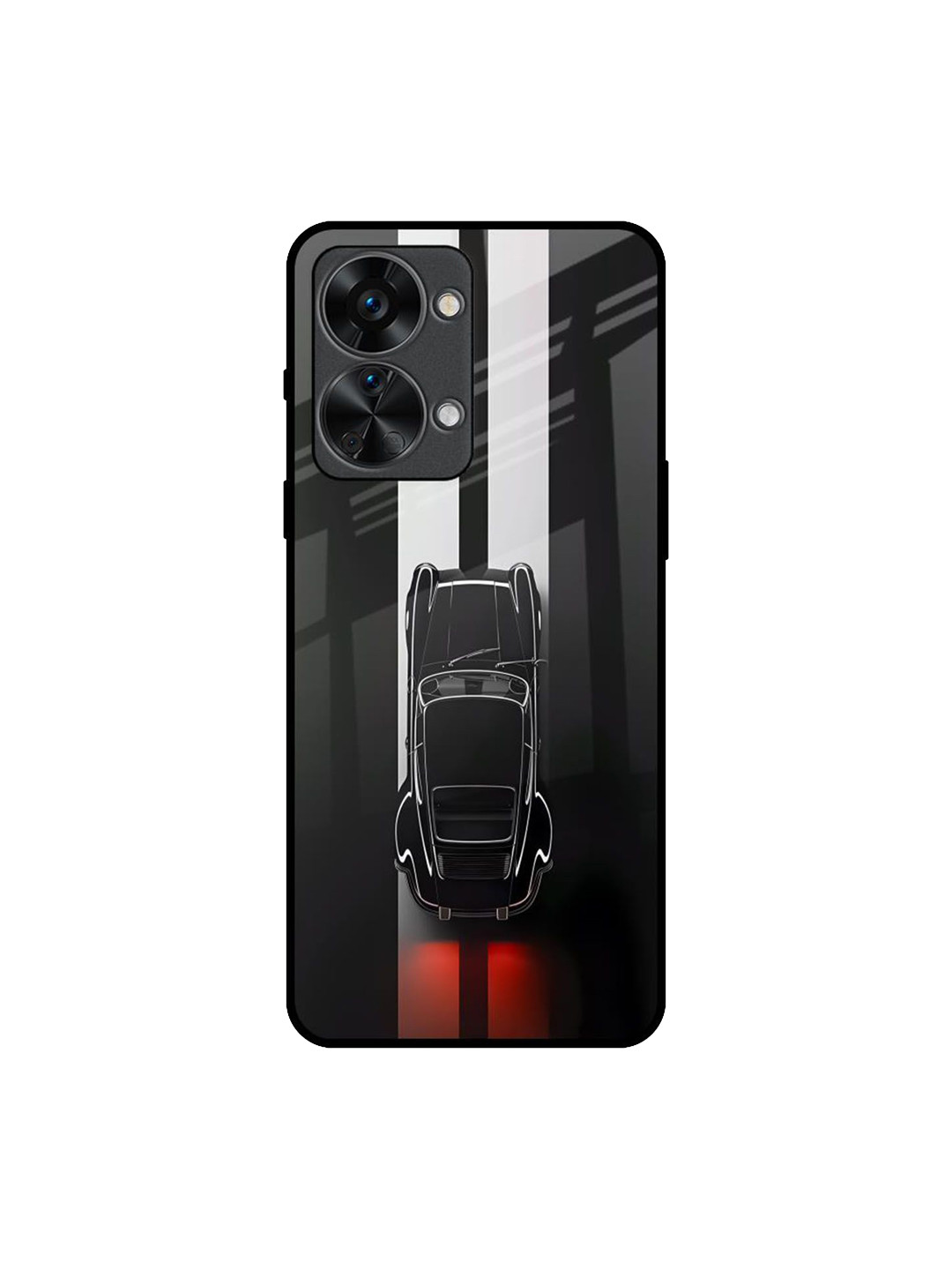 QRIOH Quirky Shadow Flash Printed Oneplus Nord 2T Back Case Mobile Accessories