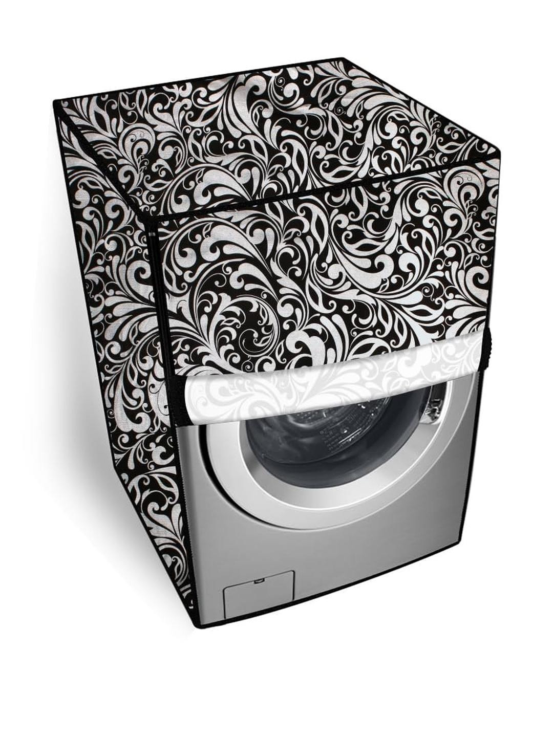 The Furnishing Tree Waterproof PVC Washing Machine Cover Front Loading Compatible for LG, 8.5 Kg, 9