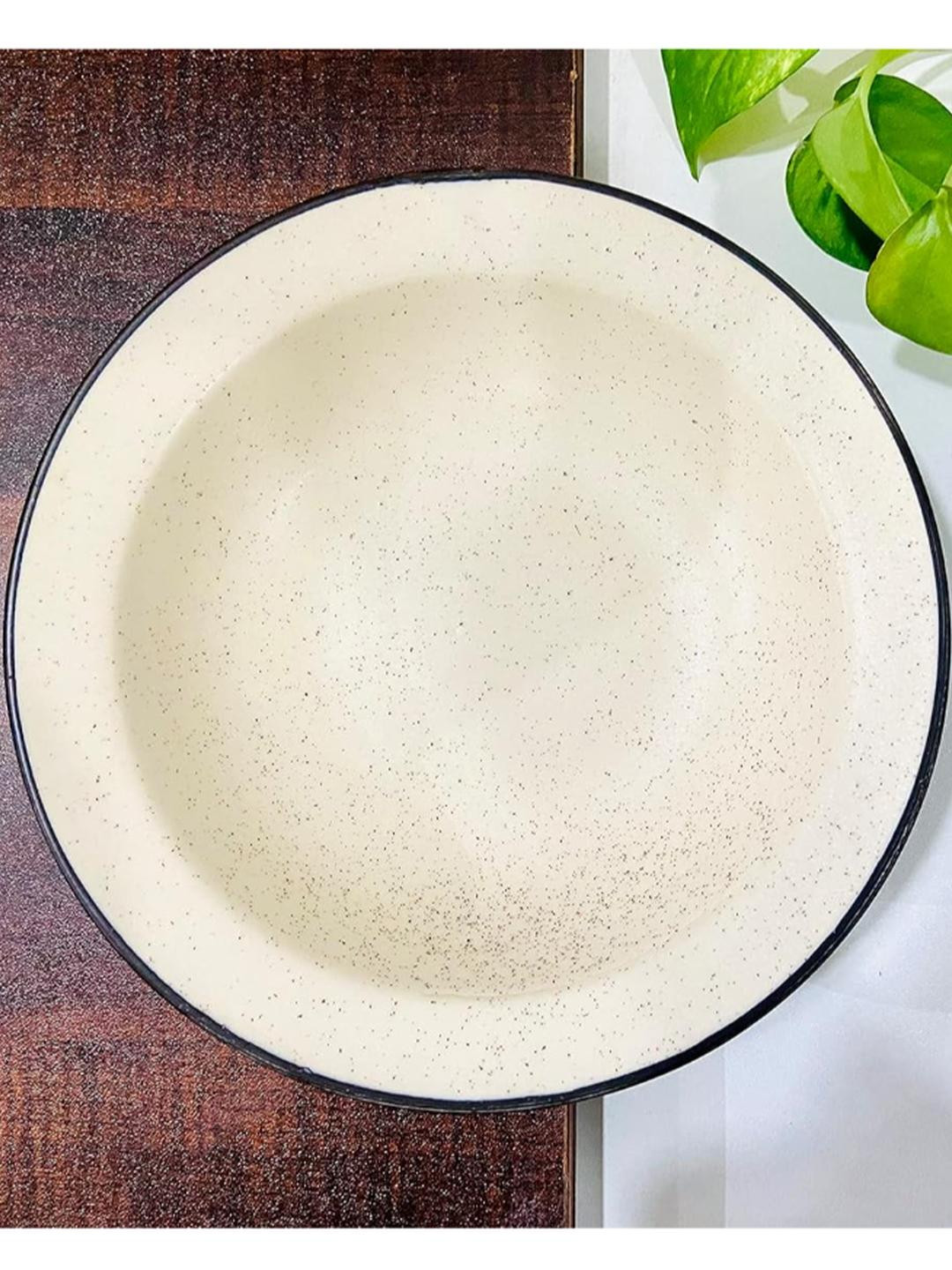ALTAICA Circular Ceramic Serving Platter