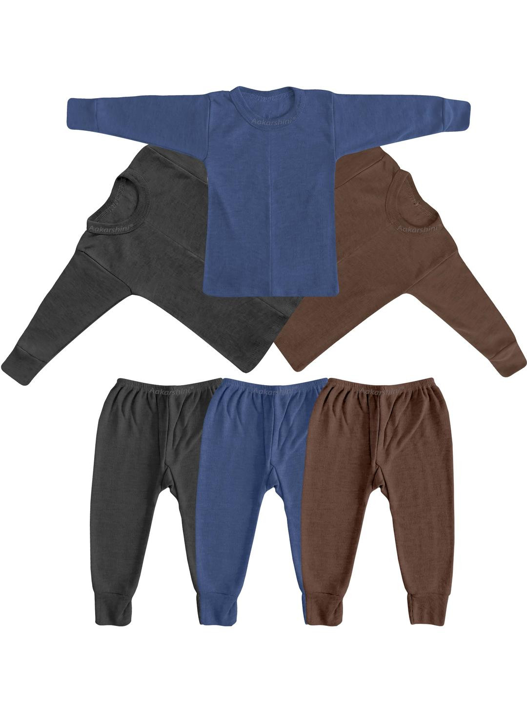 Aakarshini Pack Of 3 Kids Thermal Set