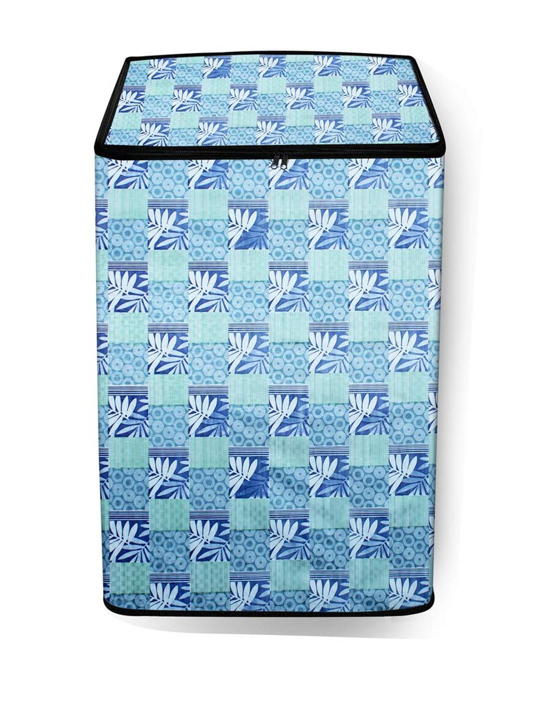 The Furnishing Tree Washing Machine Cover Surface Pattern Blue Compatible for Whirlpool 11 Kg Fully