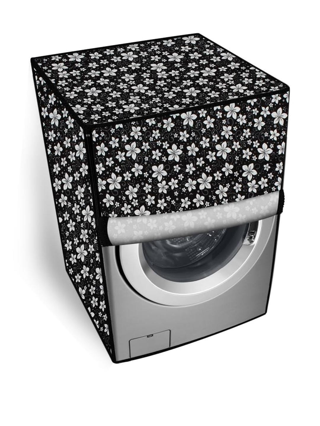 The Furnishing Tree Waterproof and Dustproof PVC Washing Machine Cover Fully-Automatic Front Loadin