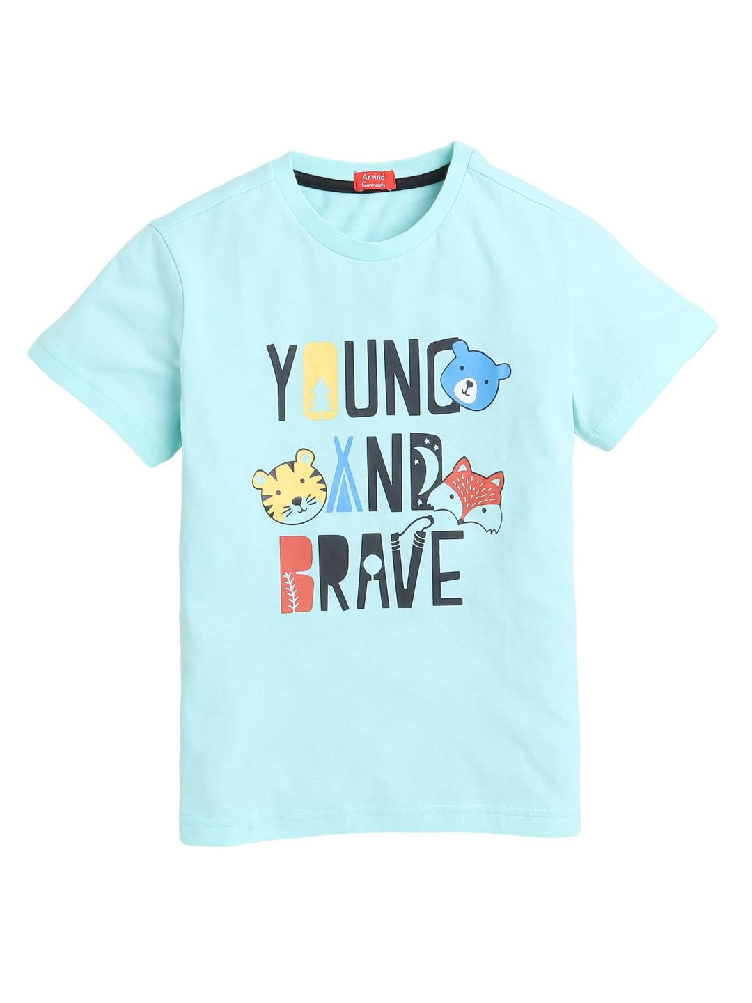 Arvind Garments Kids-Unisex Pure Cotton Tshirts
