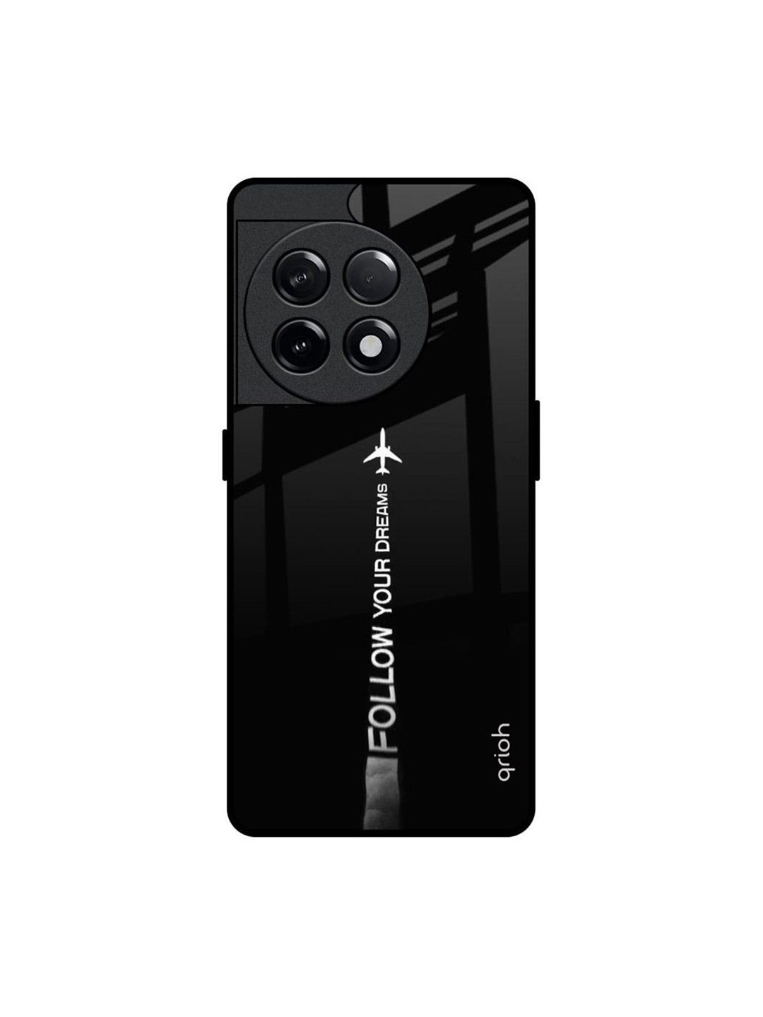 QRIOH  Follow Your Dreams Printed OnePlus 11R 5G Silicon Back Case Mobile Accessories