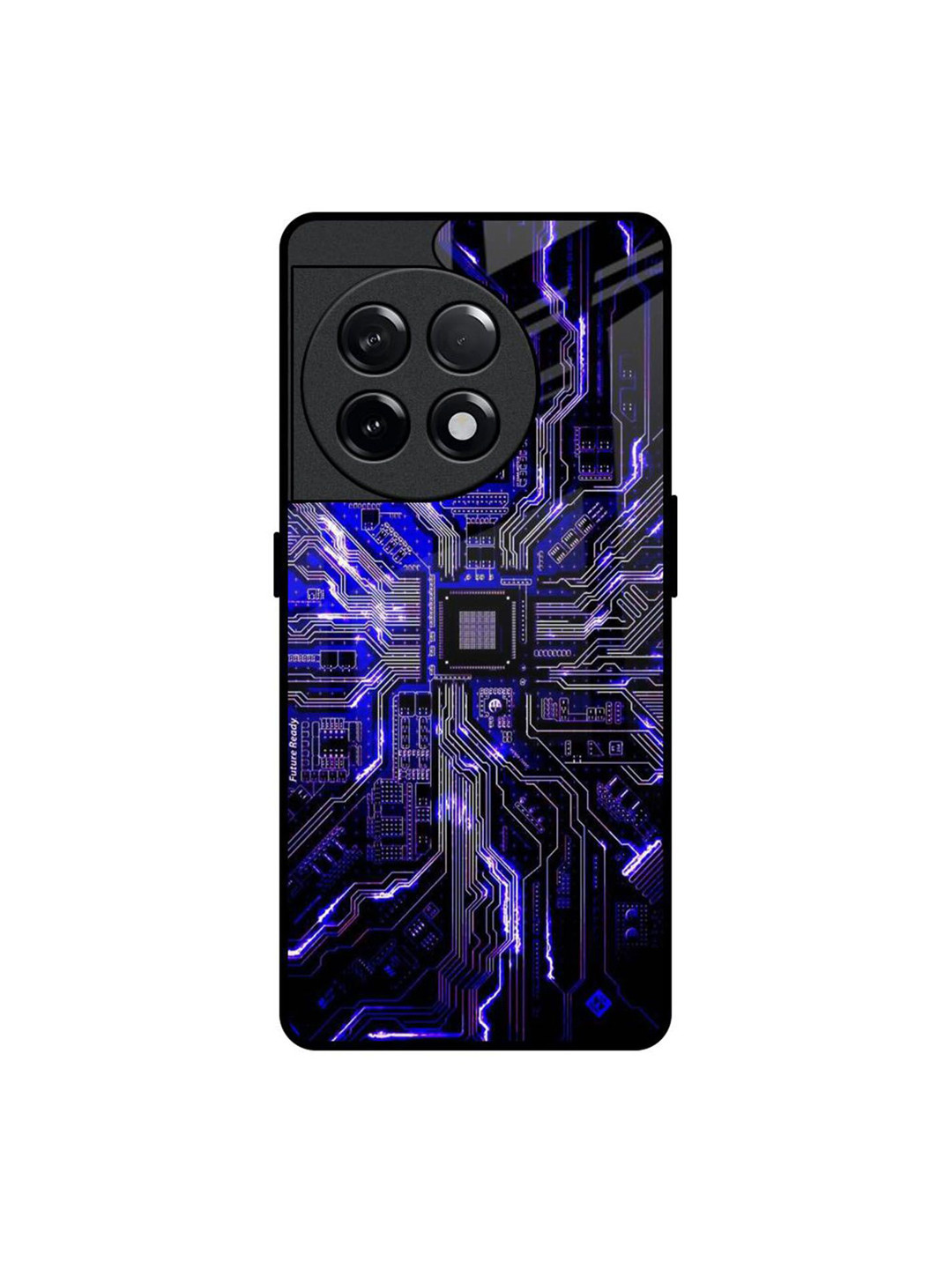 QRIOH Techno Printed OnePlus 11R 5G Back Case Mobile Accessories