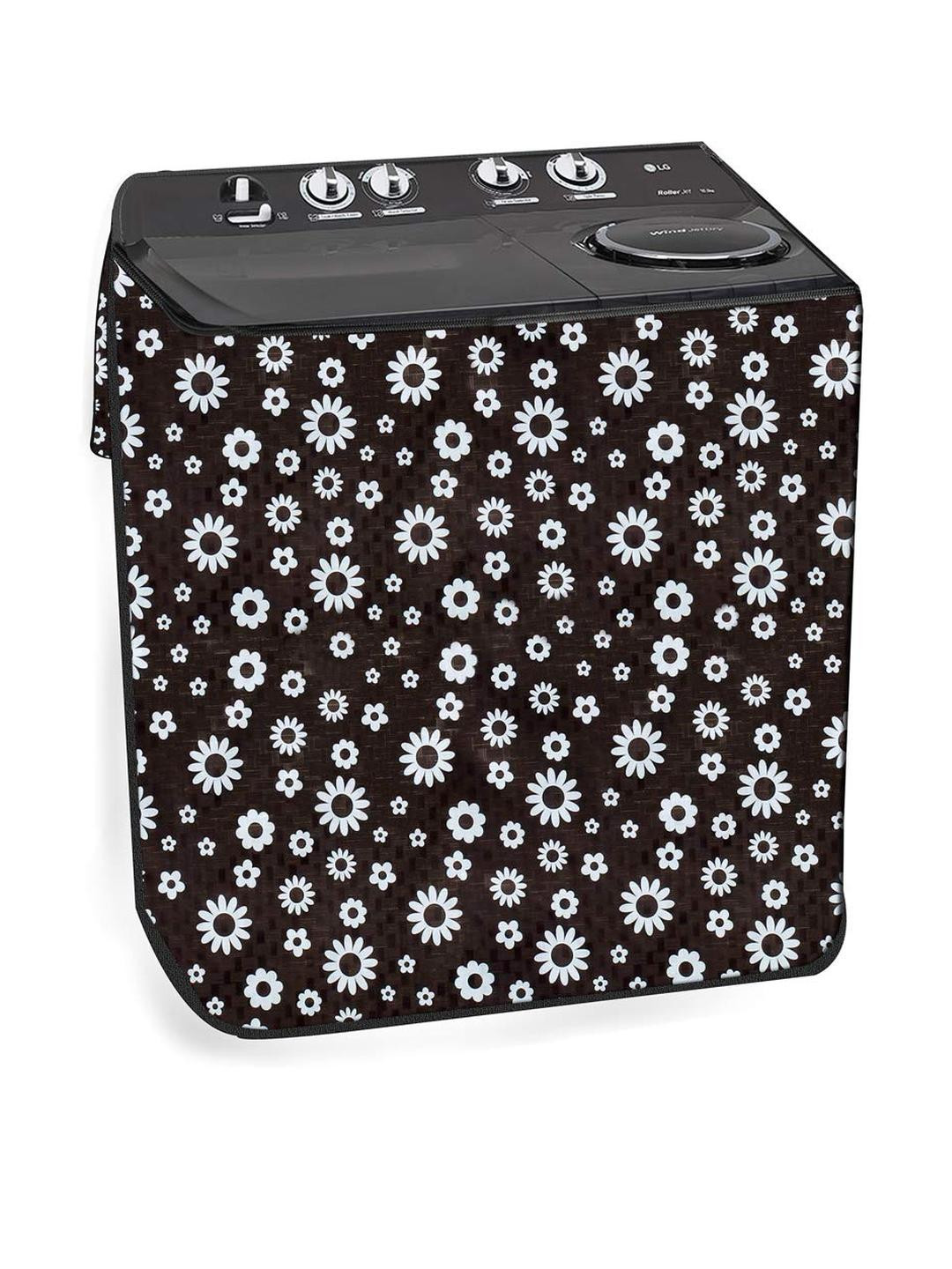The Furnishing Tree PVC Waterproof Semi Automatic Washing Machine Cover Compatible for Samsung 6.5