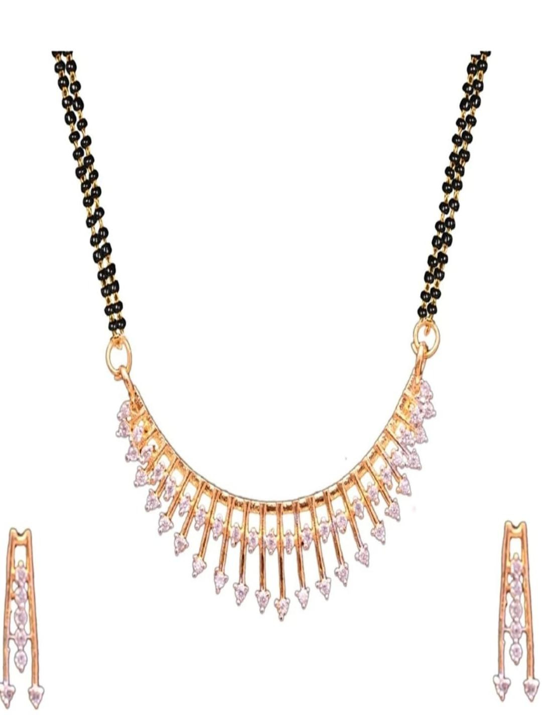 Aditya Collection Women Alloy Silver Plated Earrings With Necklace Jewellery Set