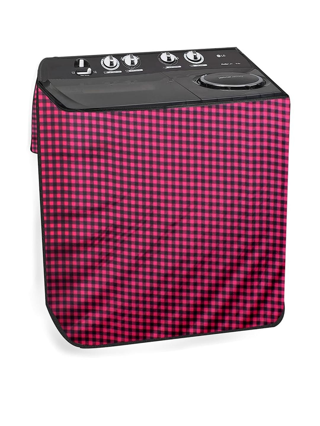 The Furnishing Tree Polyester Waterproof Semi Automatic Washing Machine Cover Compatible for Videoc