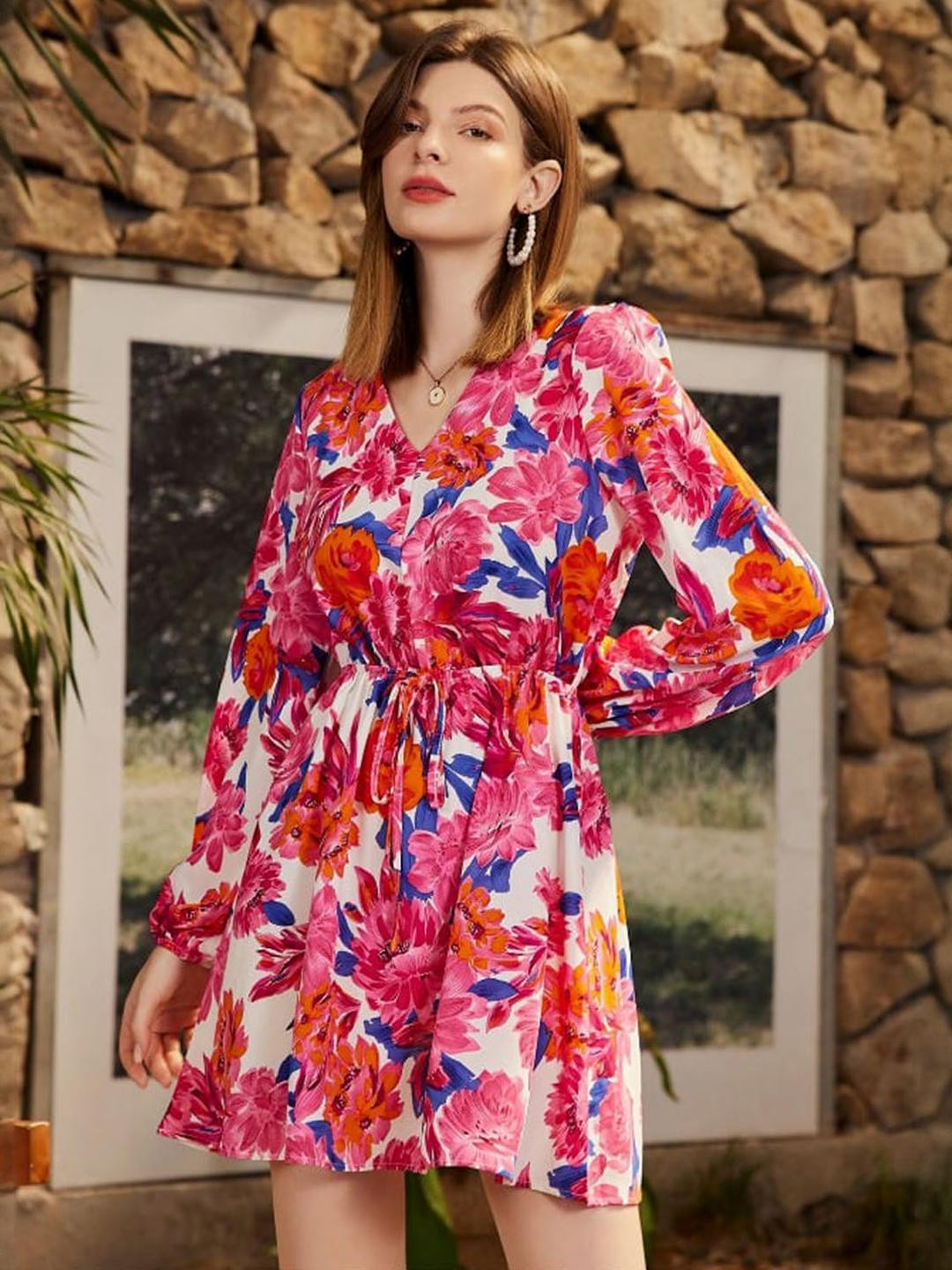 VS MALL Pink Other Fit and Flare Dresses