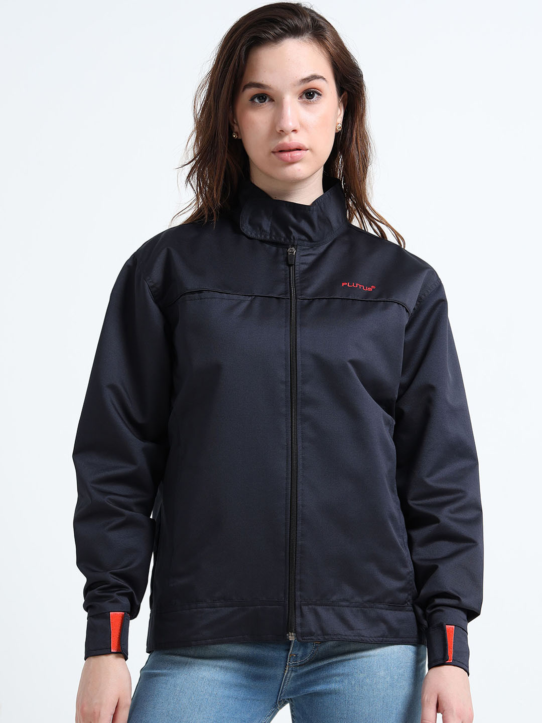 Plutus Women Windcheater Solid Sporty Water-Repellent Jacket
