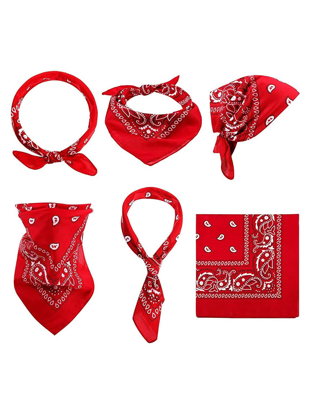S4S Unisex Paisley Print Cotton Bandana Headband