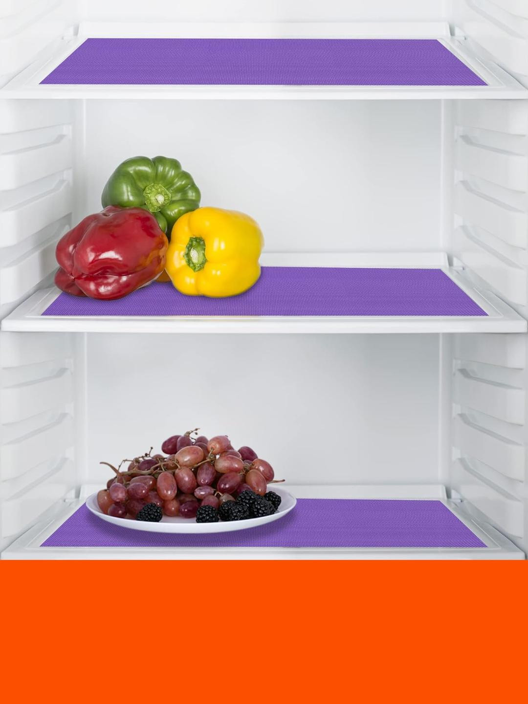 POP SHADE Purple PVC Refrigerator Cover