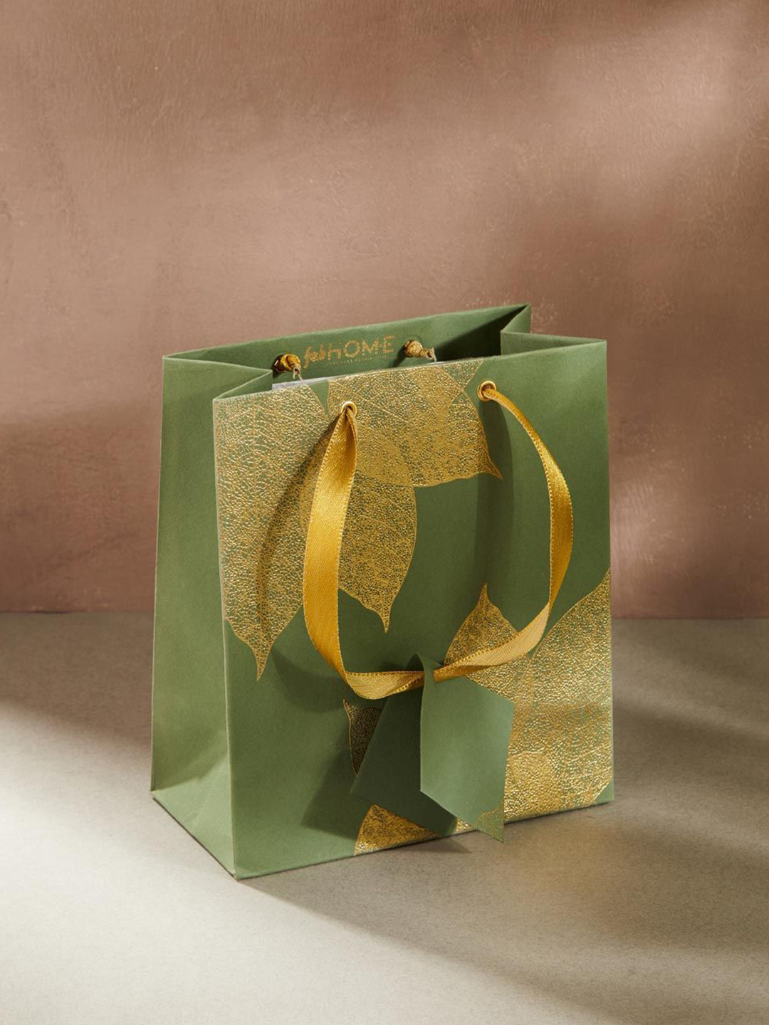 Fabindia Floral Printed Paper Varak Gift Tote Bag