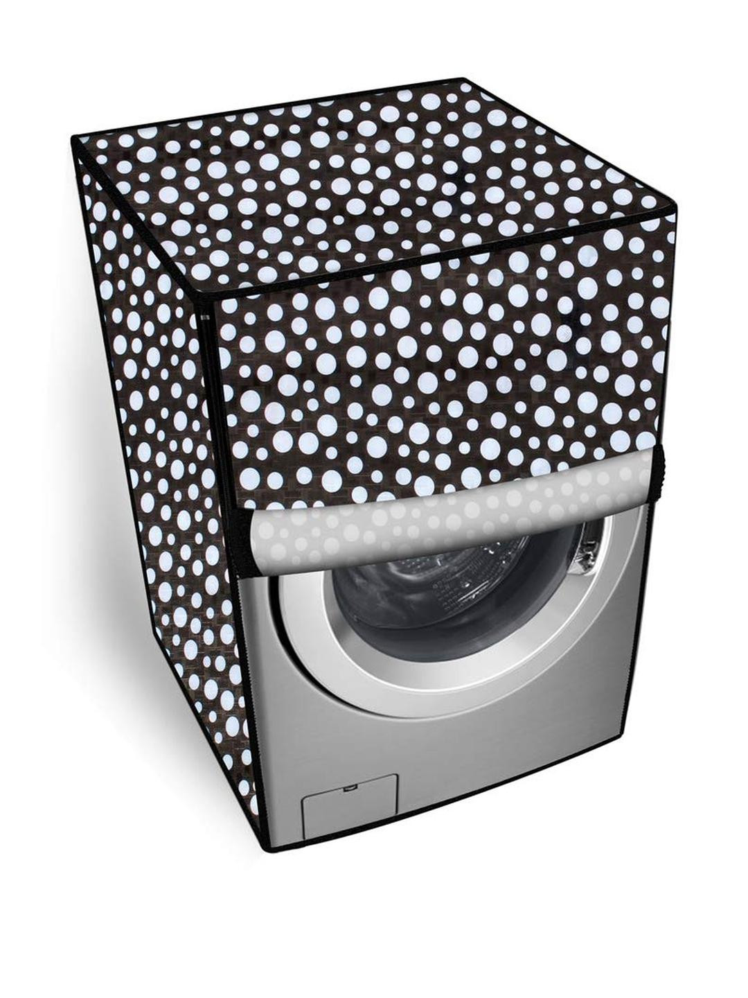 The Furnishing Tree PVC Waterproof Front Load Washing Machine Cover Compatible for IFB 6 Kg, DxWxH