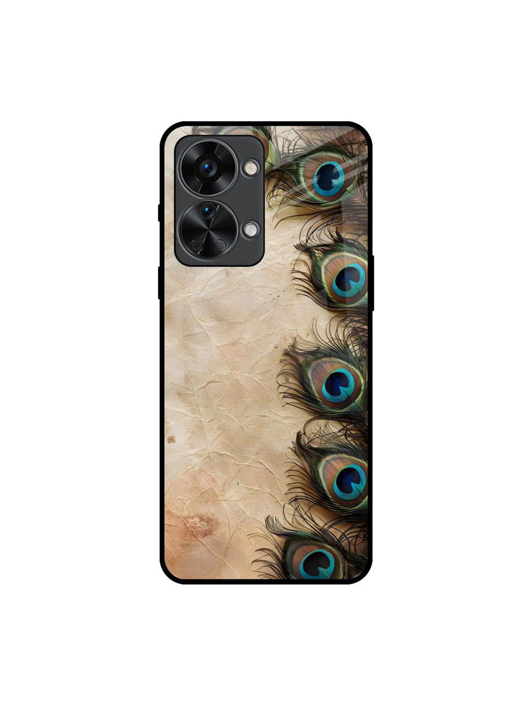 QRIOH MysticFeather Quirky Printed Oneplus Nord 2T Silicone Mobile Back Case