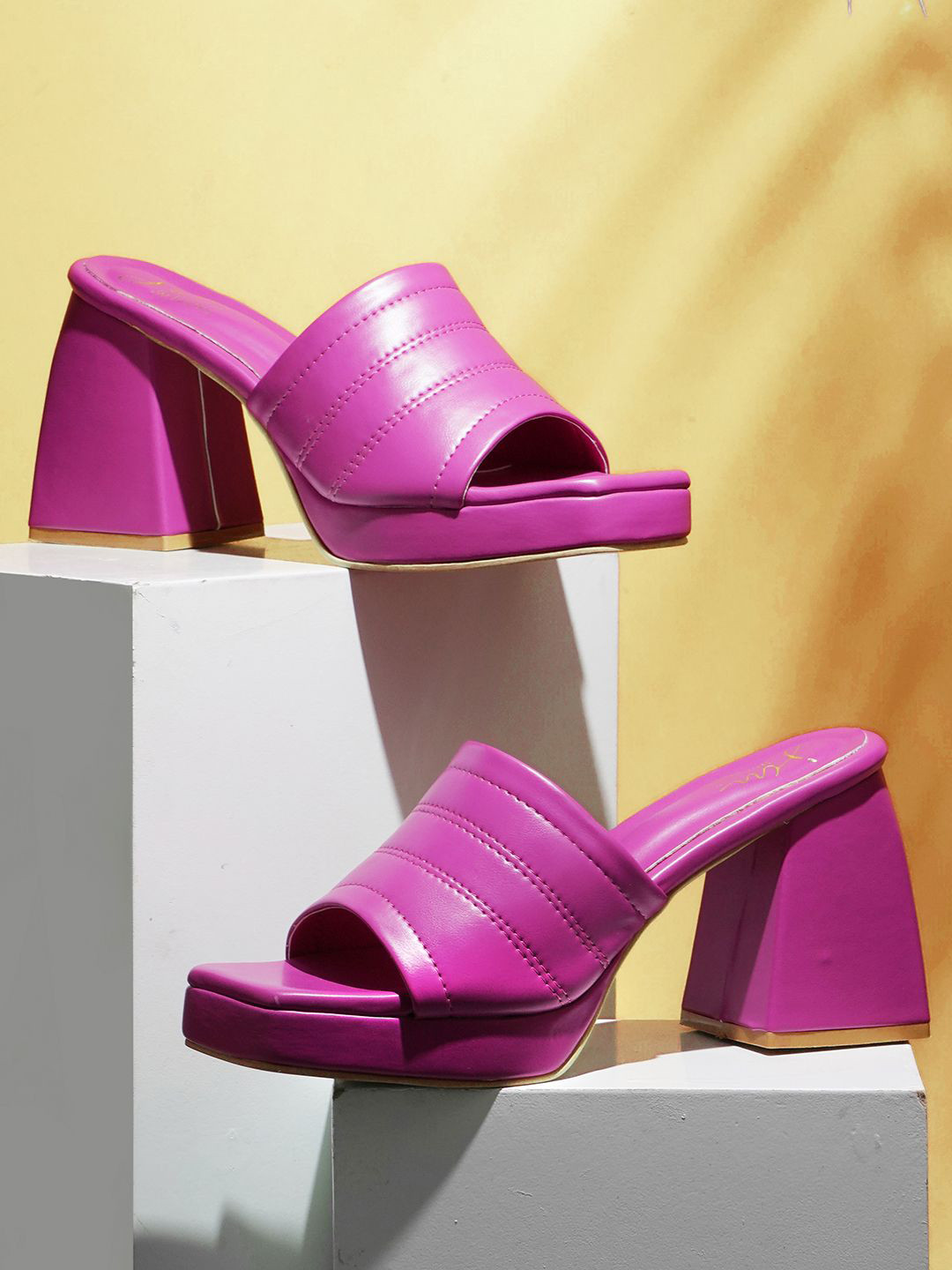 JM Looks Women Block Heeled Sandal Shoes Stylish Comfortable Trendy