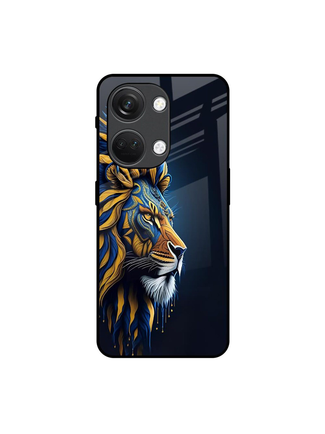 QRIOH Animated Lion Printed OnePlus Nord 3 5G Silicon Back Case Mobile Accessories
