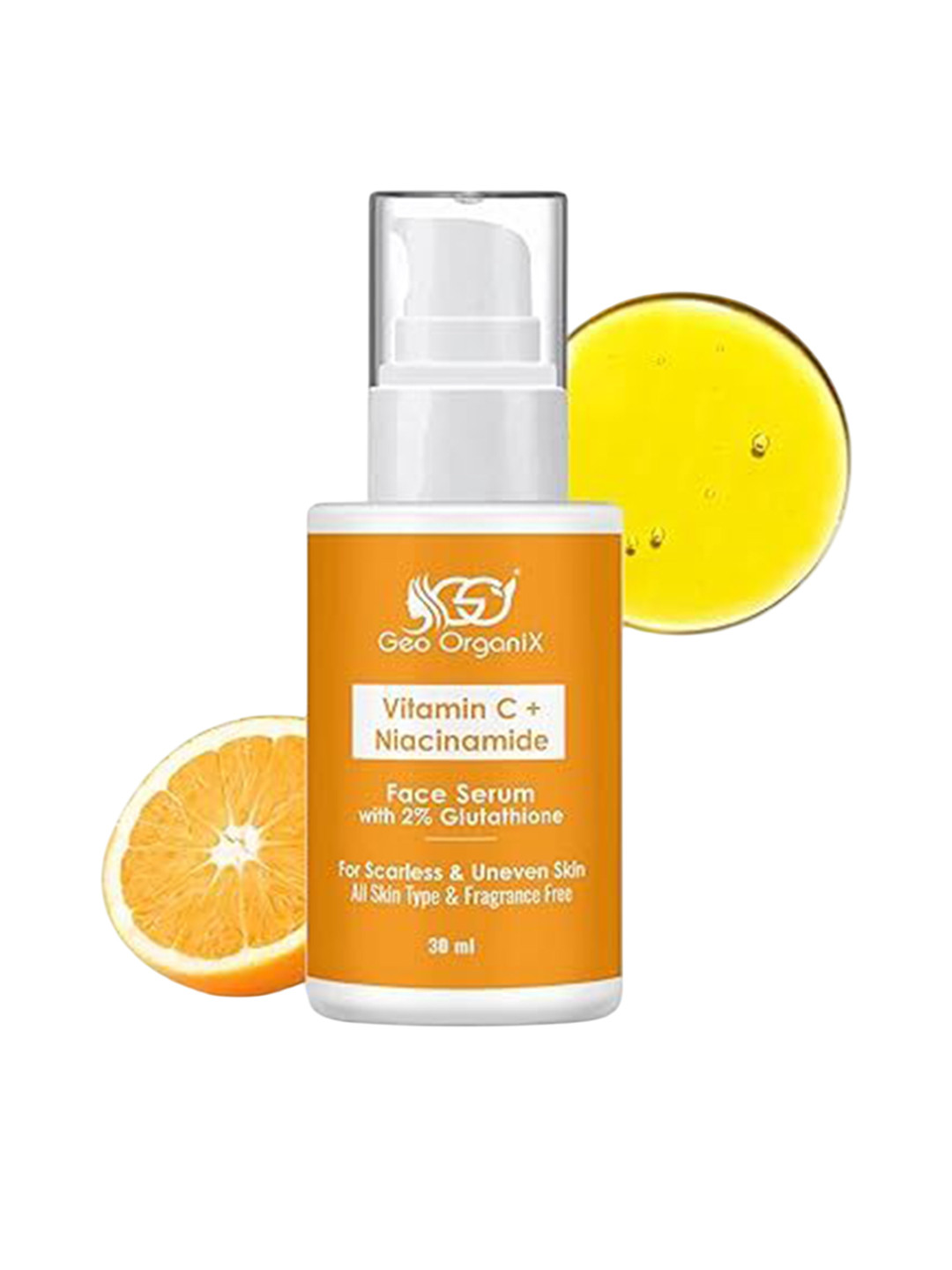 Geo OrganiX Face Serum With Niacinamide & Vitamic C - 30 ml