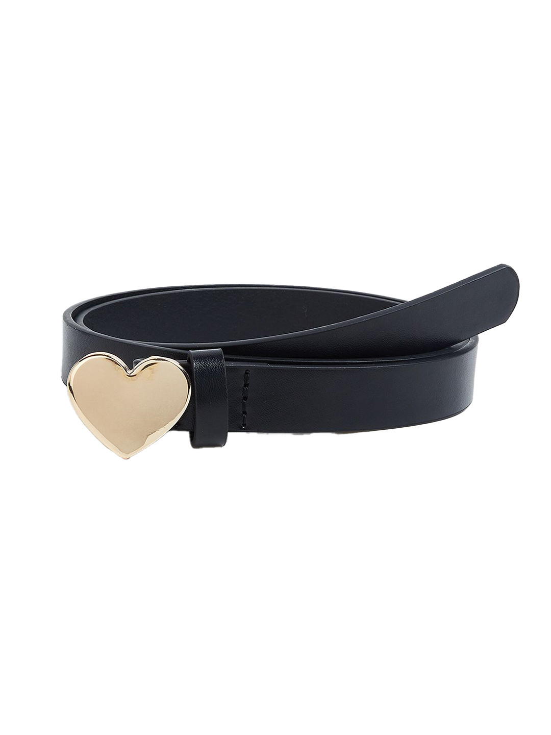 max Women Textured Stretchable Belt With Push Pin Closure