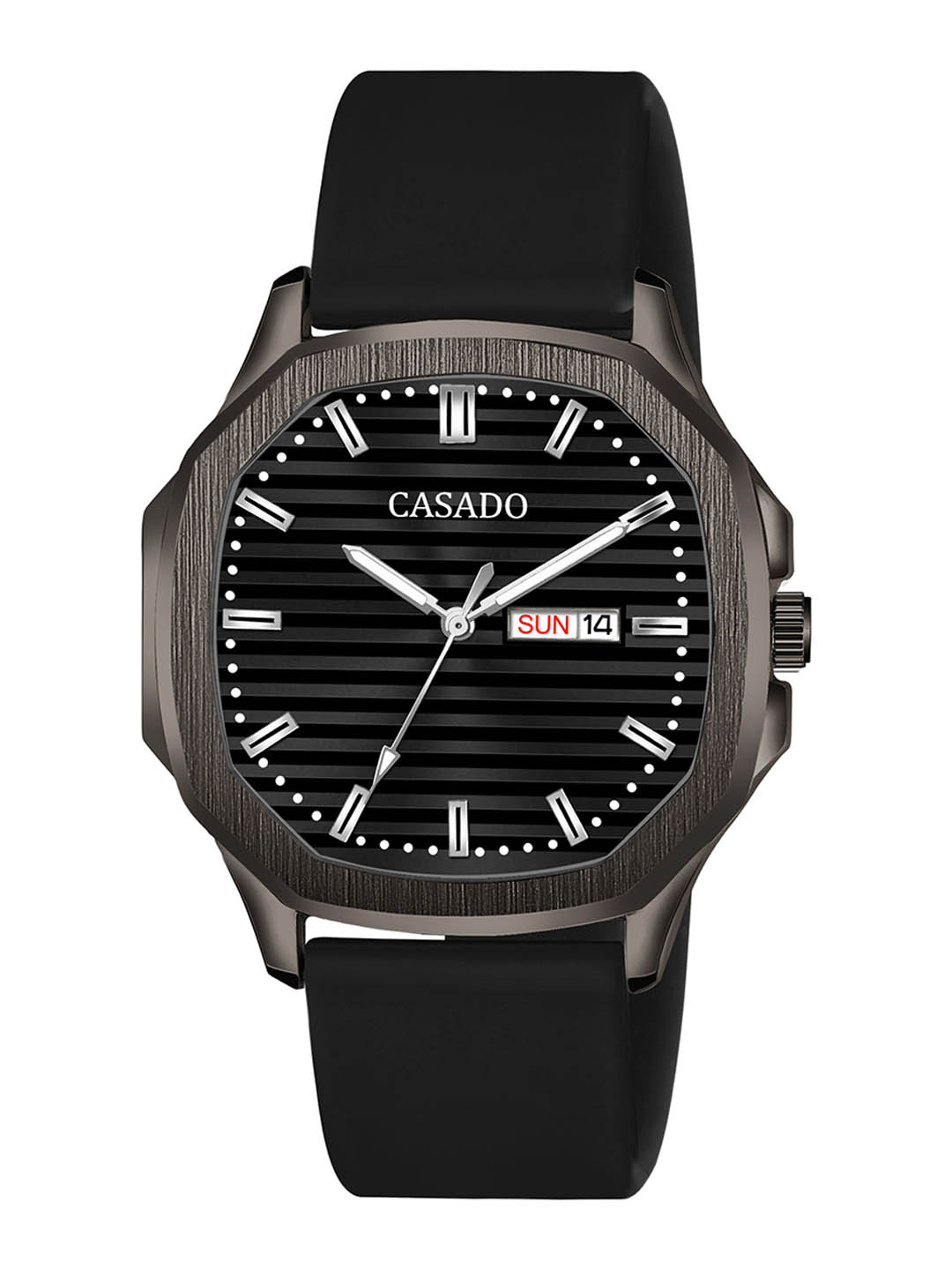 CASADO Men Dial & Straps Analogue Watch CSD-662-BLACK-BLACK-DD