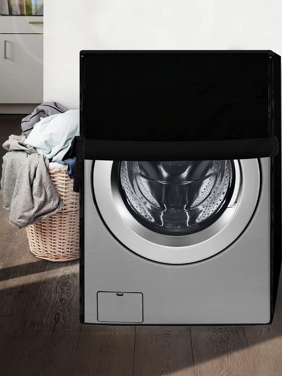 The Furnishing Tree Washing Machine Cover Black Compatible for LG 6 Kg Front Loading FHM1006ADW