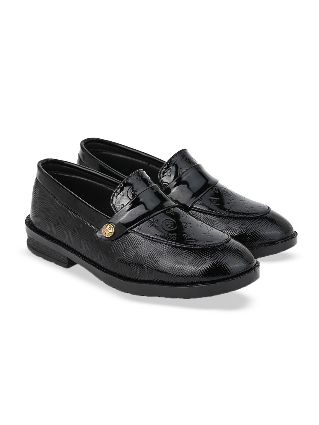 MLTC Boys Round Toe Formal Loafers