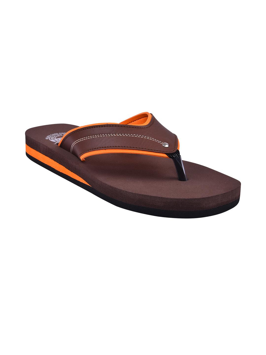 DR.PLUS Women Brown Synthetic Flip Flops