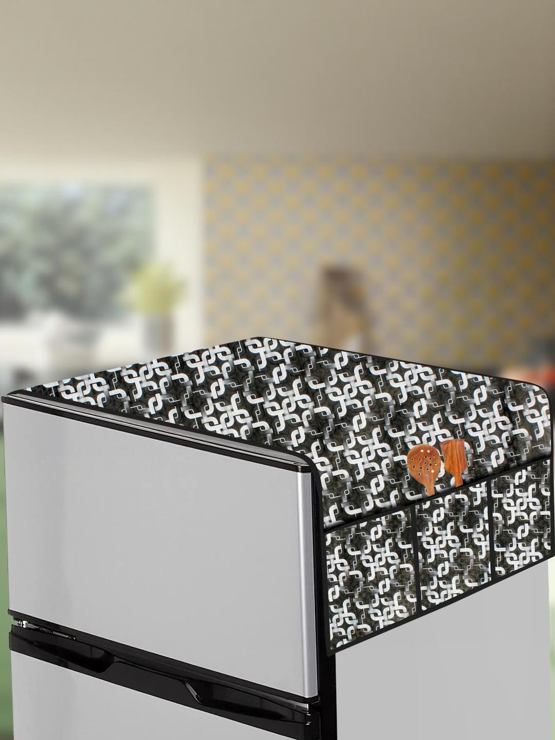 The Furnishing Tree Fridge Top Cover Compatible for LG GL-D201ABEU 185 LTR