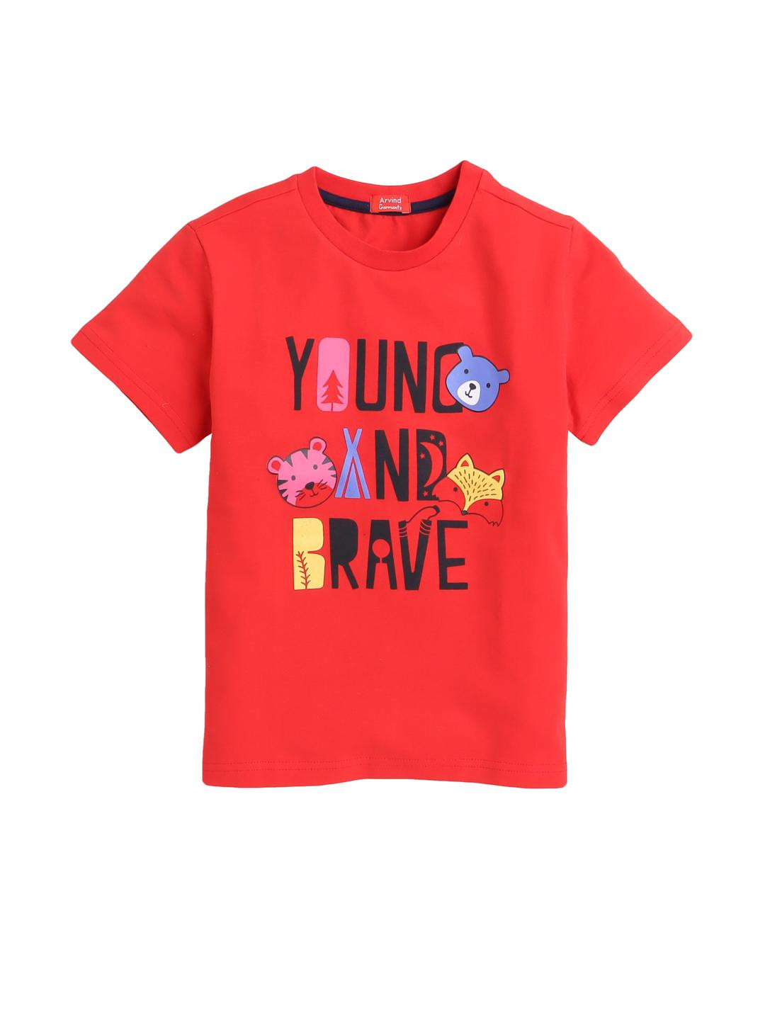 Arvind Garments Kids-Unisex Pure Cotton Tshirts