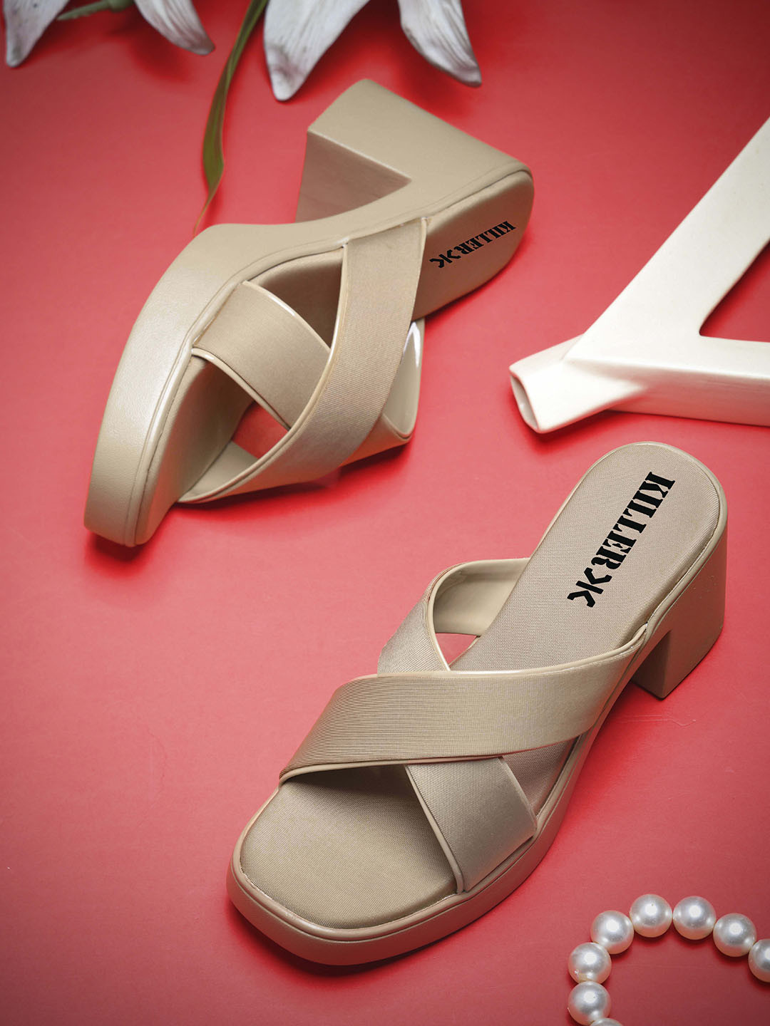 Killer Women Open Toe Block Heel Sandals