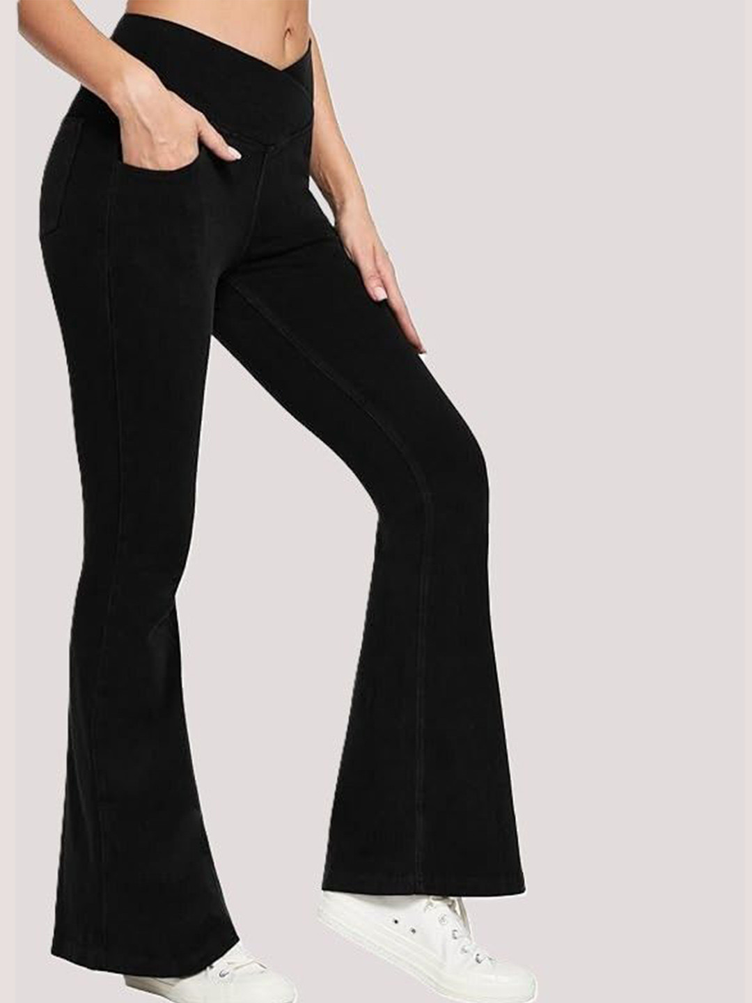 ADBUCKS Bootcut-Fit High-Rise Cotton Jegging
