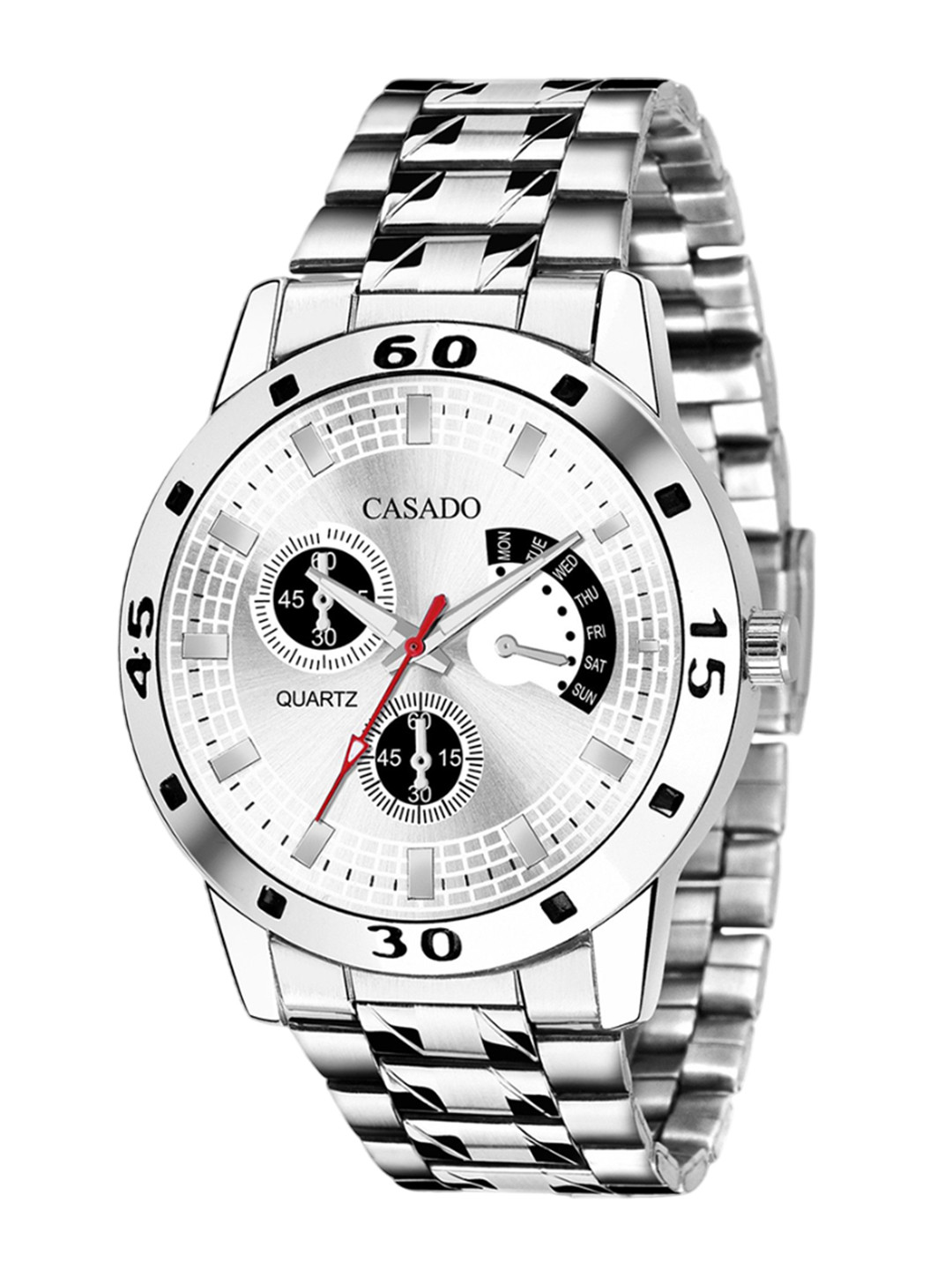 CASADO Men Pack Of 3 Analogue Watch TRIPLE-347-SILVER-BLACK-BLUE