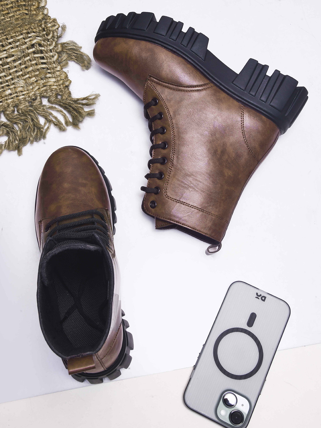 JM LOOKS Womens Block-Heeled ChelseaBoots